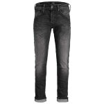 Pantalon homme jack & jones glenn fox noir slim super stretch - coupe pr�s du corps - production italienne ...