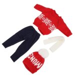 Omabeta tenue de poup�e b�b� fille v�tements de poup�e pour b�b� fille pull de no�l pantalons chapeaux ...