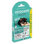 Vetocanis 4 pipettes anti - puces et anti - tiques - pour chien 10 - 20 kg - 4x 1 mois de protection Vetocanis 4 pipettes anti - puces et anti - tiques - pour chien 10 - 20 kg - 4x 1 mois de protection