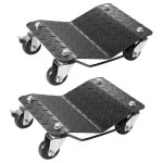 Vevor 2pcs chariots de manutention de voiture dplace vhicules charge 1400 kg