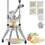 Vevor coupe - frites professionnel coupe - lgumes fruits multifonction 4 lames inox