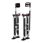 Vevor Échasses cloison sèche plaquiste peinture alu réglables 61 - 1016 cm noir Vevor Échasses cloison sèche plaquiste peinture alu réglables 61 - 1016 cm noir