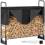 Vevor range bches extrieur avec couverture abri bois porte - bches 132x36x117cm