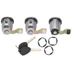 Vgeby cylindre de serrure de porte pour peugeot cylindre de barillet de serrure de porte 3 pices avec ...
