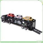 Vgeby jouets de camion porteur de voiture jouets de voiture de camion de transporteur camion de simulation ...