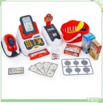 Vgeby jouets ducatifs pour faire semblant de jouer ensemble de caisse enregistreuse de supermarch jouets ...