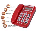 Vgeby tlphone fixe filaire de bureau avec affichage de lidentifiant de lappelant et haut - parleur ...