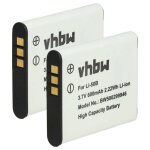 Vhbw 2x batterie compatible avec olympus stylus traveller / sp - serie sp - 720 sp - 800 uz sp - 720uz ...