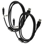 Vhbw 2x câble de données usb (usb standard type a vers appareil photo) compatible avec panasonic lumix ... Vhbw 2x câble de données usb (usb standard type a vers appareil photo) compatible avec panasonic lumix ...