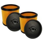 Vhbw lot de 2x filtres � cartouche compatible avec parkside (lidl) pnts 1300 c3 1300 b2 1300 a1 aspirateur ...