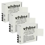 Vhbw 3x batterie compatible avec qumox sport camera sj6000 sj4000 sj5000 camra vido camscope (900mah ...