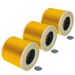 Vhbw 3x filtre pliss� compatible avec k�rcher nt 27 / 1 me a 2224 pt nt 27 / 1 adv knt 2 premium (as) ...