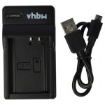 Vhbw chargeur de batterie usb compatible avec canon eos 1100 1100d 1200 1200d socle de chargement pour ...