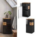 Meuble de rangement de salle de bain eden 40x84cm anthracite anthracite vicco Meuble de rangement de salle de bain eden 40x84cm anthracite anthracite vicco