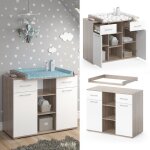 Vicco commode  langer table  langer tagre  langer leonie sonoma blanc avec plan  langer tagre ...