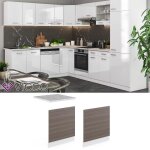 Faade r - line 60cm sans pt gris noble blanc vicco