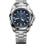 Montre quartz homme - victorinox i. n. o. x. 241985 - acier inoxydable - bleu - argent