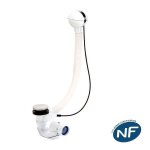 Vidage baignoire nicoll avec siphon extra - plat inclus Vidage baignoire nicoll avec siphon extra - plat inclus