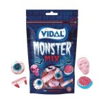 Vidal - bonbons halloween monster mix - sachet 180g Vidal - bonbons halloween monster mix - sachet 180g