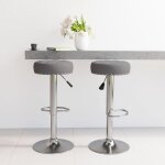 Vidaxl lot de 2 tabourets de bar chaise de pub si�ge de bistrot meuble de salle � manger cuisine salon ...