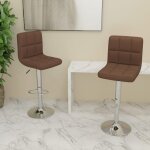 Vidaxl lot de 2 tabourets de bar chaise de pub si�ge de bistrot meuble de salle � manger cuisine salon ...