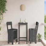 Vidaxl lot de 2 tabourets de bar chaise de pub sige de bistrot meuble de terrasse balcon patio jardin ...