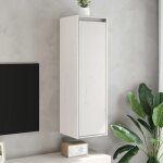 Vidaxl 2x bois de pin massif armoires murales armoires flottantes armoires suspendues meubles de rangement ...