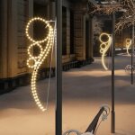 Vidaxl 4x guirlandes lumineuses en forme de boule ornement de ftes dcoration de vacances lumire de ...