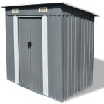 Vidaxl abri de jardin mtal gris