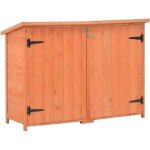 Vidaxl abri de stockage de jardin 120x50x91 cm bois