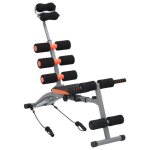 Vidaxl appareil dexercices abdominaux en l avec cordes élastiques Vidaxl appareil dexercices abdominaux en l avec cordes élastiques
