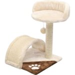 Vidaxl arbre à chat avec griffoir en sisal 40 cm beige et marron Vidaxl arbre à chat avec griffoir en sisal 40 cm beige et marron