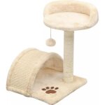 Vidaxl arbre � chat avec griffoir en sisal 40 cm beige et marron