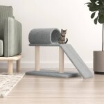 Vidaxl arbres à chat avec tunnel et échelle gris clair 555 cm 171790 Vidaxl arbres à chat avec tunnel et échelle gris clair 555 cm 171790