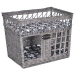 Niche darbre � chat avec griffoir et coussin carr� en saule