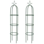Vidaxl arche de jardin en forme de tour 2 pcs