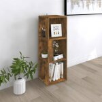 Vidaxl armoire dangle ch�ne fum� 33x33x100 cm bois ding�nierie 825828