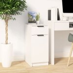 Vidaxl armoire de bureau rangement de bureau armoire de salle dtude meuble de rangement intrieur blanc ...