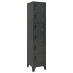 Vidaxl armoire  casiers anthracite 38x40x180 cm acier 339795