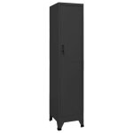 Vidaxl armoire  casiers anthracite 38x45x180 cm acier 339775