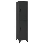 Vidaxl armoire � casiers anthracite 38x45x180 cm acier 339779