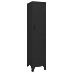 Vidaxl armoire � casiers noir 38x45x180 cm acier 339774