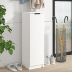 Vidaxl armoire  chaussures blanc 30x35x100 cm bois dingnierie 811430