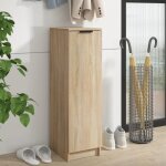 Vidaxl armoire � chaussures ch�ne sonoma 30x35x100cm bois ding�nierie 811433