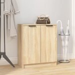 Vidaxl armoire  chaussures chne sonoma 59x35x70 cm bois dingnierie811424