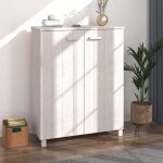 Vidaxl armoire  chaussures hamar blanc 85x40x108 cm bois de pin 340517