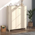Vidaxl armoire  chaussures hamar marron miel 85x40x108 cm pin massif 340516