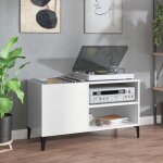 Vidaxl armoire  disques armoire latrale avec rangement meuble pour tourne - disque buffet de salon ...