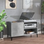 Vidaxl armoire  disques armoire latrale avec rangement meuble pour tourne - disque buffet de salon ...