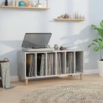 Vidaxl armoire � disques armoire lat�rale avec rangement meuble pour tourne - disque buffet de salon ...